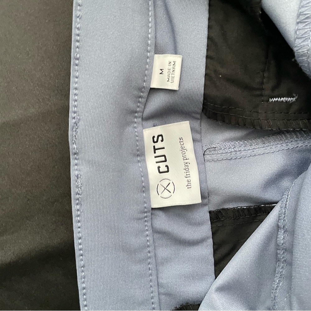 Men’s Cuts Clothing Blue Joggers Size Medium